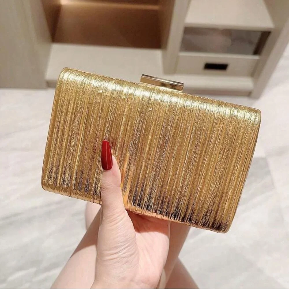 Elegant Gold Clutch Bag